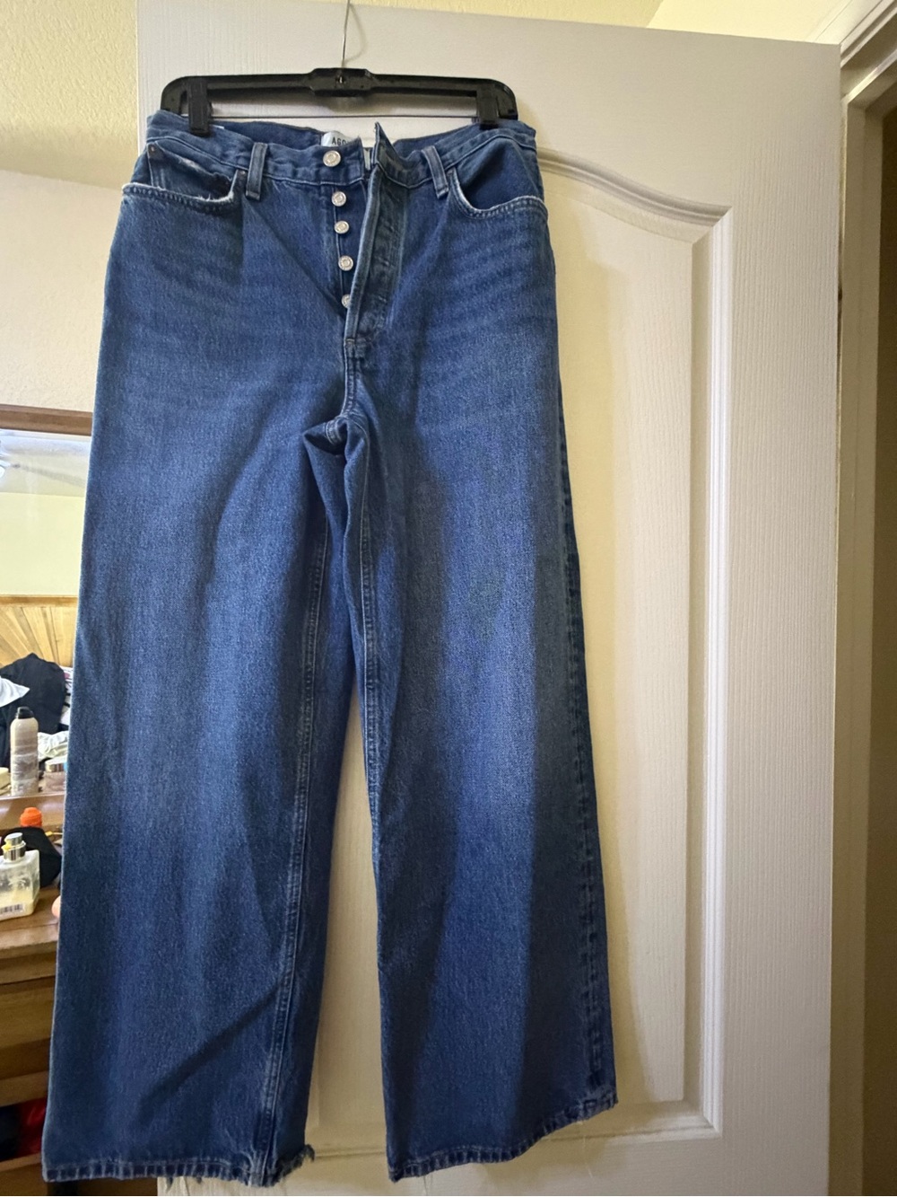 Agolde low slung baggy/Essence - Picture 2 of 7